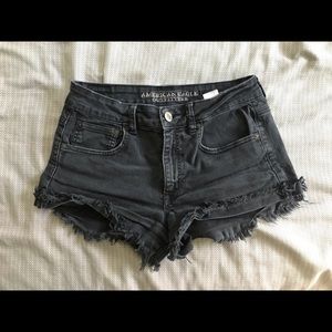 american eagle stretch shorts